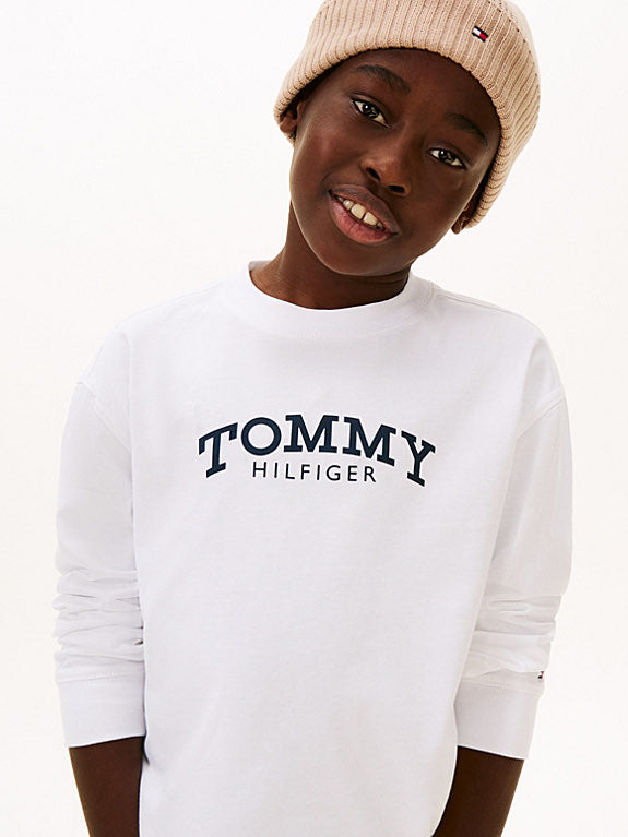 T-SHIRT TOMMY HILFIGER M/L MONOTYPE PRINT