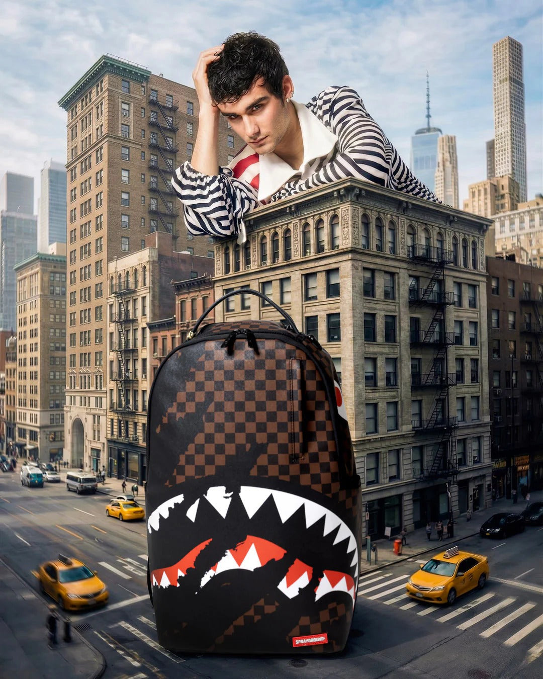 ZAINO SPRAYGROUND CLAW TEAR CHECK