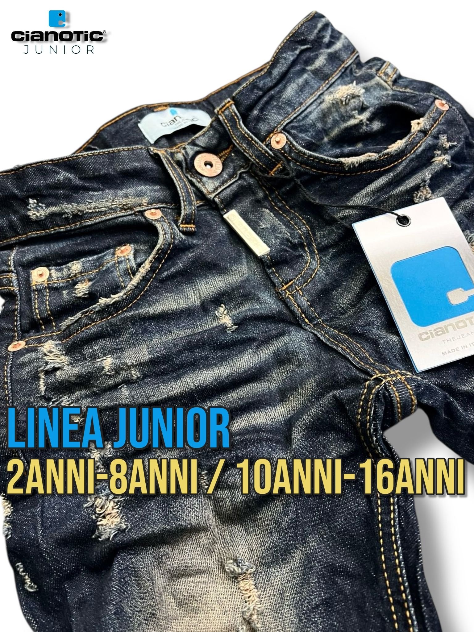 JEANS BAGGY CARBON FADE BAMBINO