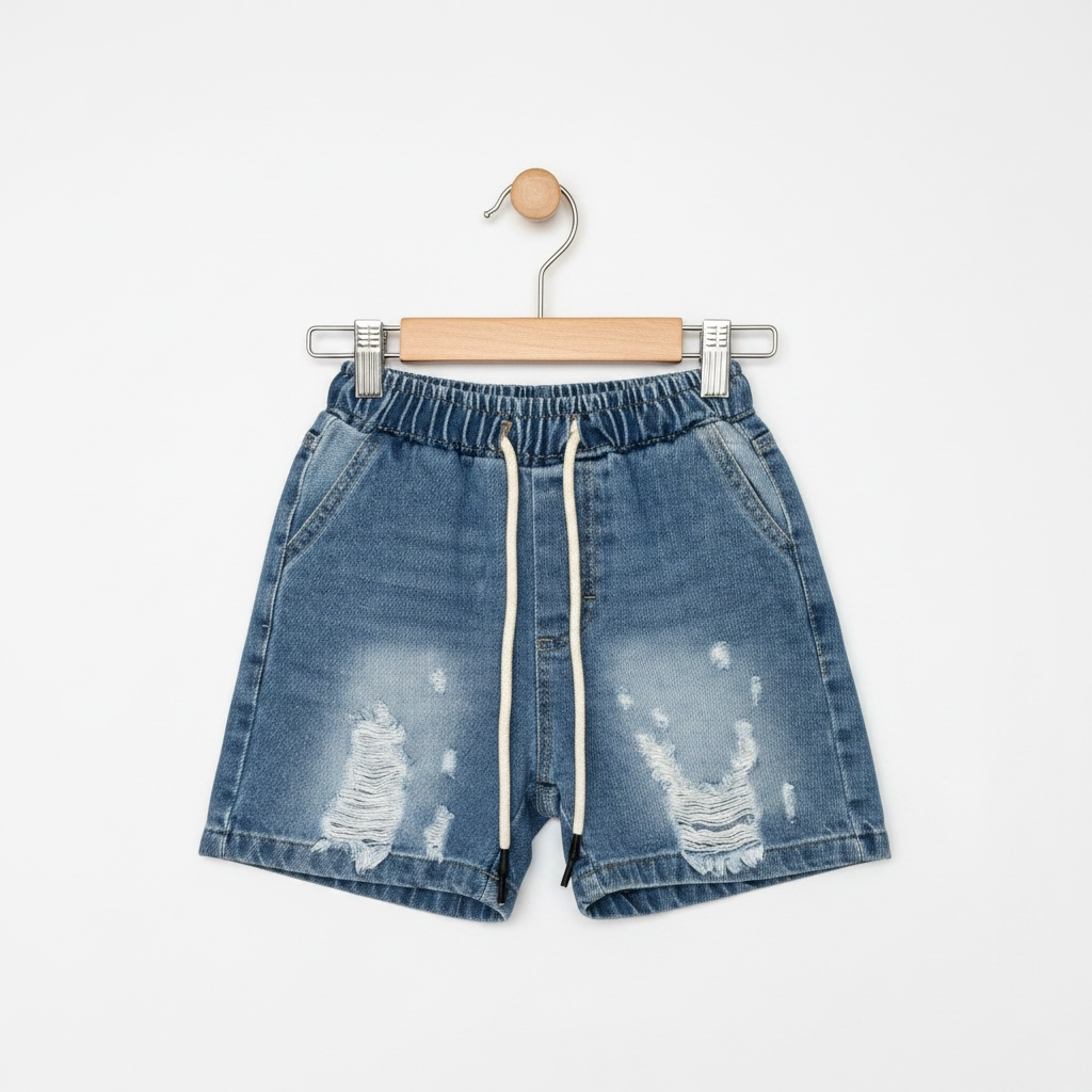 BERMUDA JEANS THOMAS CON ELASTICO