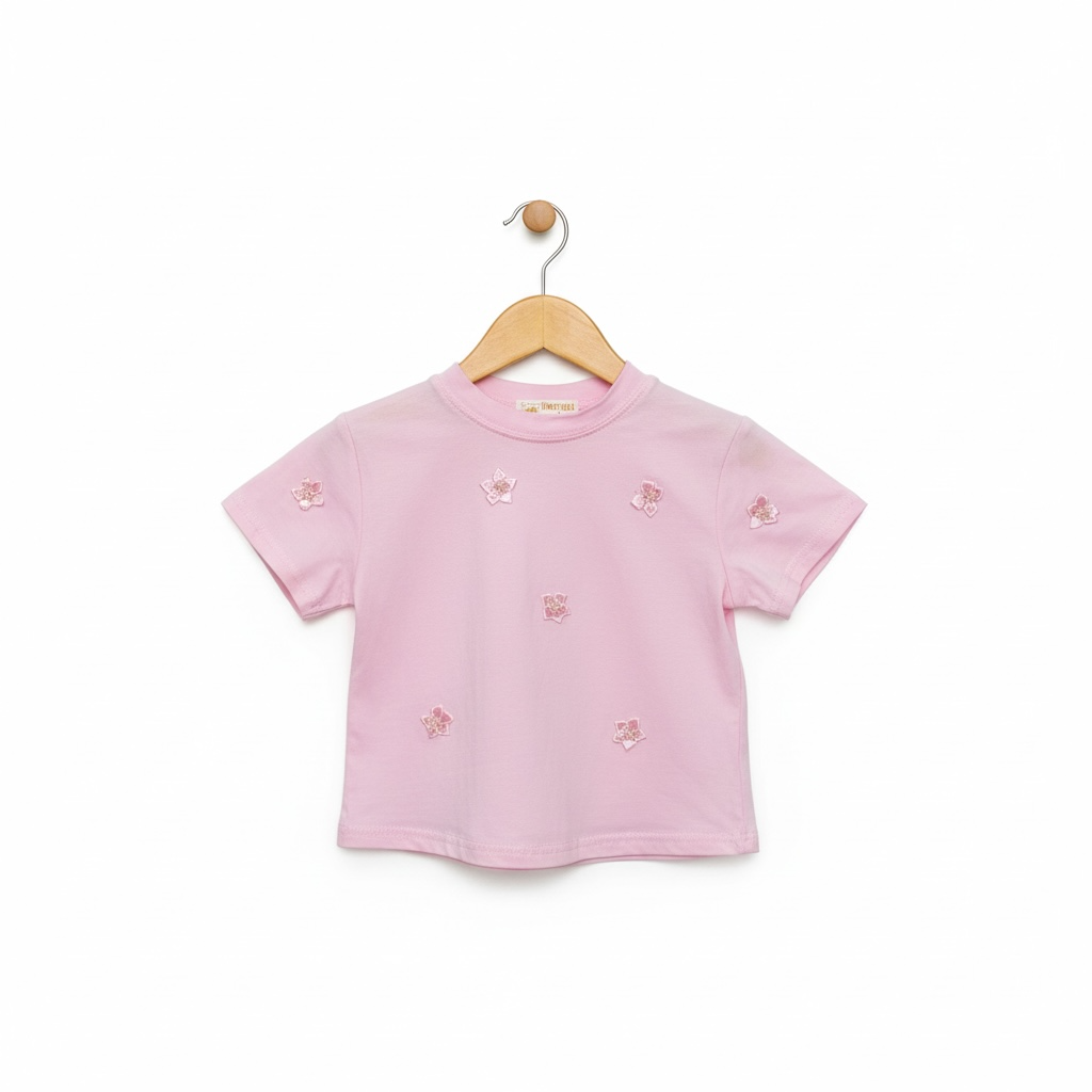 T-SHIRT BRENDA CON FIORE GIRLS