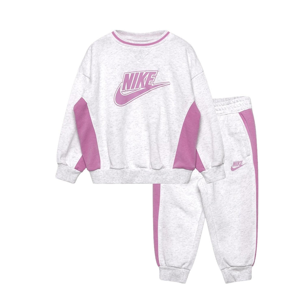 TUTA NIKE COLOR BLOCKED INFANT IN COTONE GARZATO