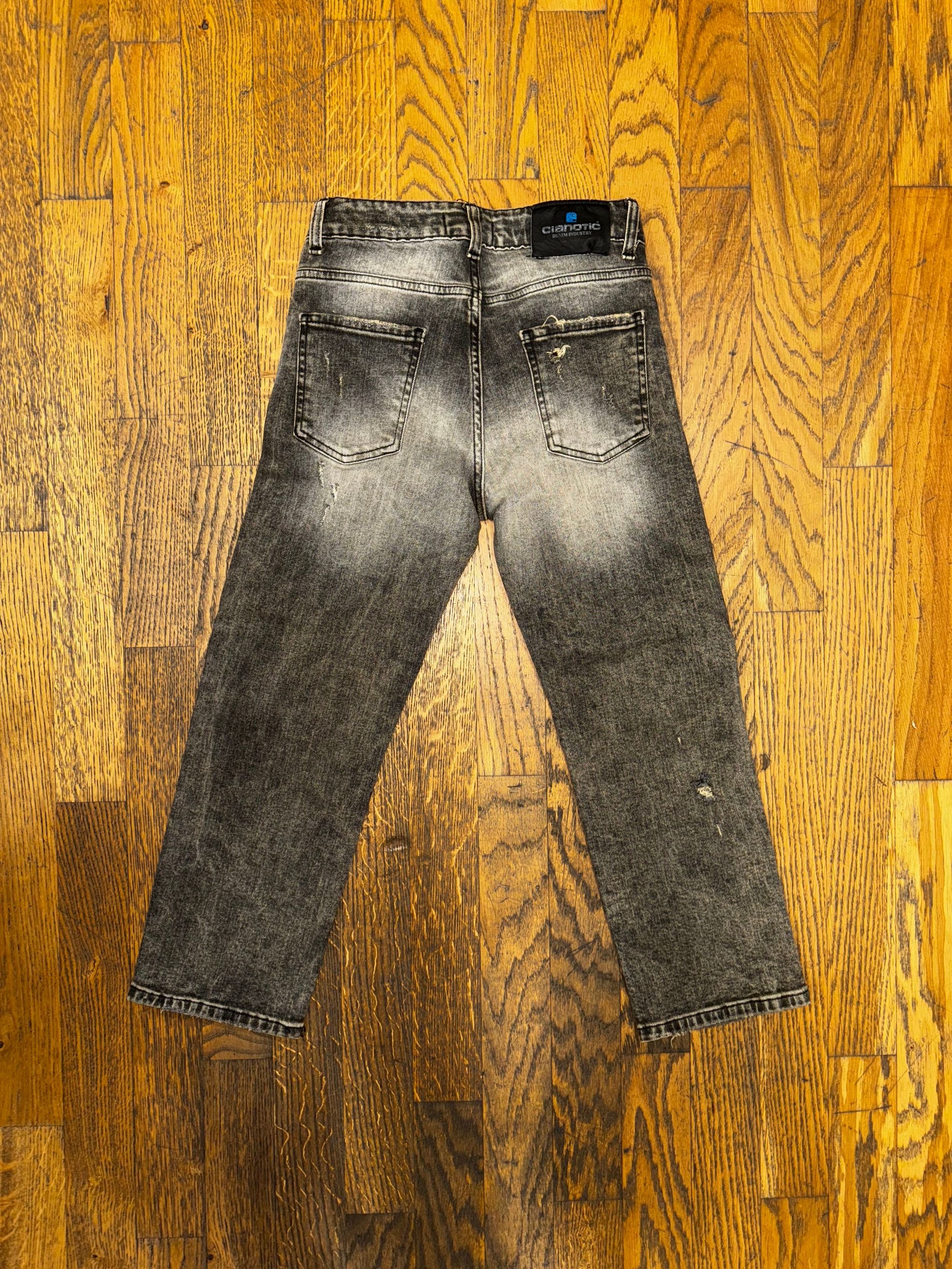 Jeans CIANOTIC con MICROROTTURE