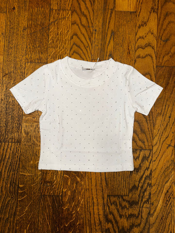 T-shirt Girl con Brillantini