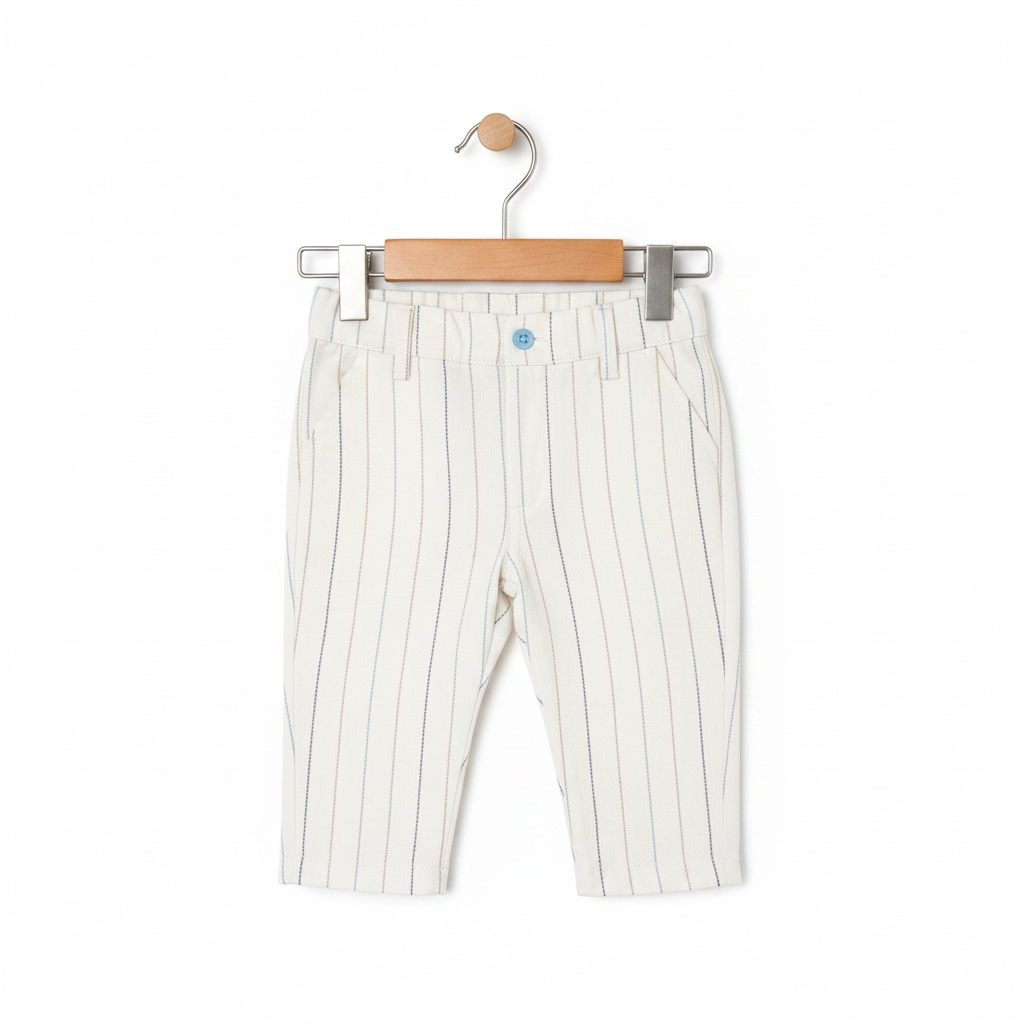 PANTALONE MINIBANDA TESSUTO NAVETTA