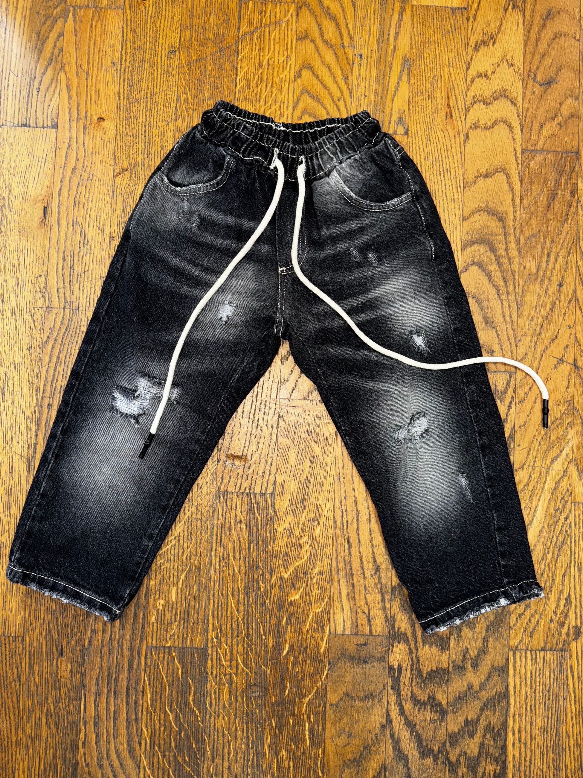Jeans Con Elastico in vita