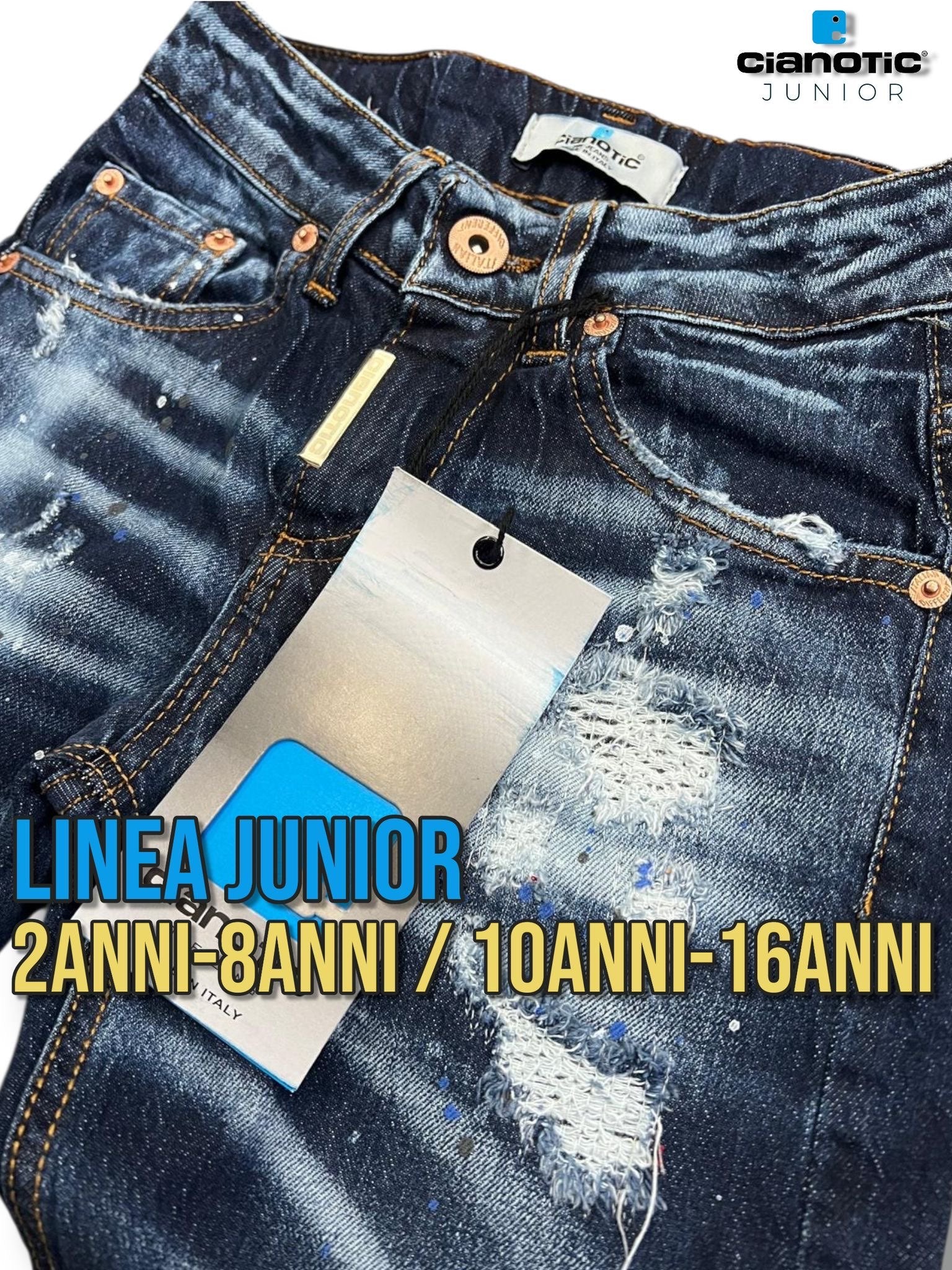 JEANS STREET CANVAS BLUE BAMBINO