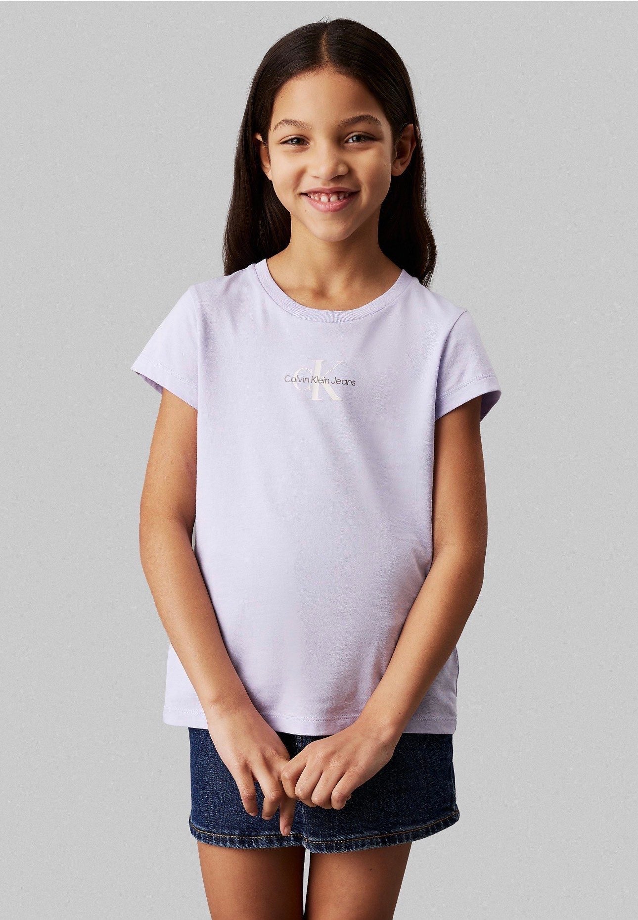 T-SHIRT CALVIN KLEIN GIRL MICRO MONOGRAM