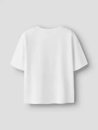 T-SHIRT NAMEIT NKFMARA KPOP SS NREG TOP BOX LNOOS SKY