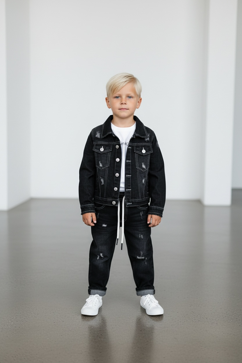 COMPLETO GEOLIER IN DENIM BOYS