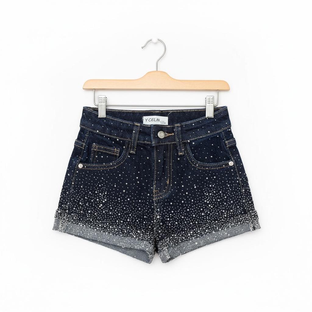 SHORS DIAMOND CON BRILLANTINI