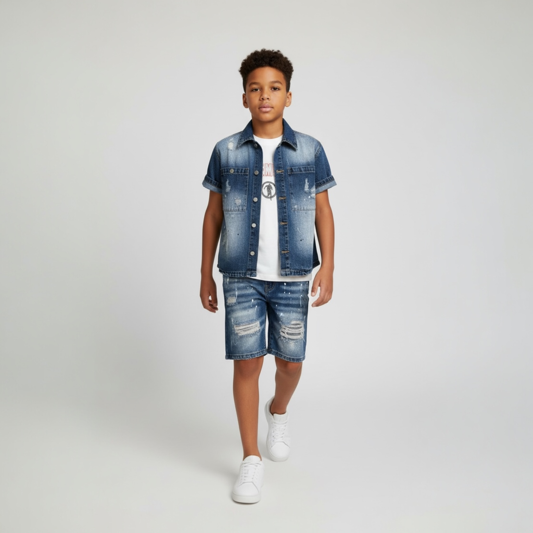 COMPLETO ANDREW IN DENIM BOYS