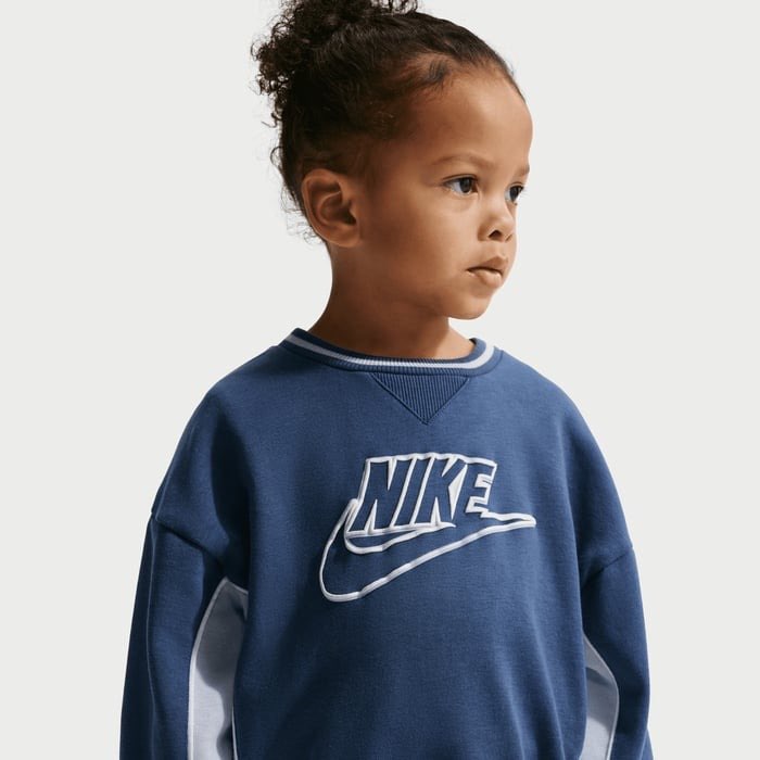 TUTA NIKE COLOR BLOCKED INFANT IN COTONE GARZATO