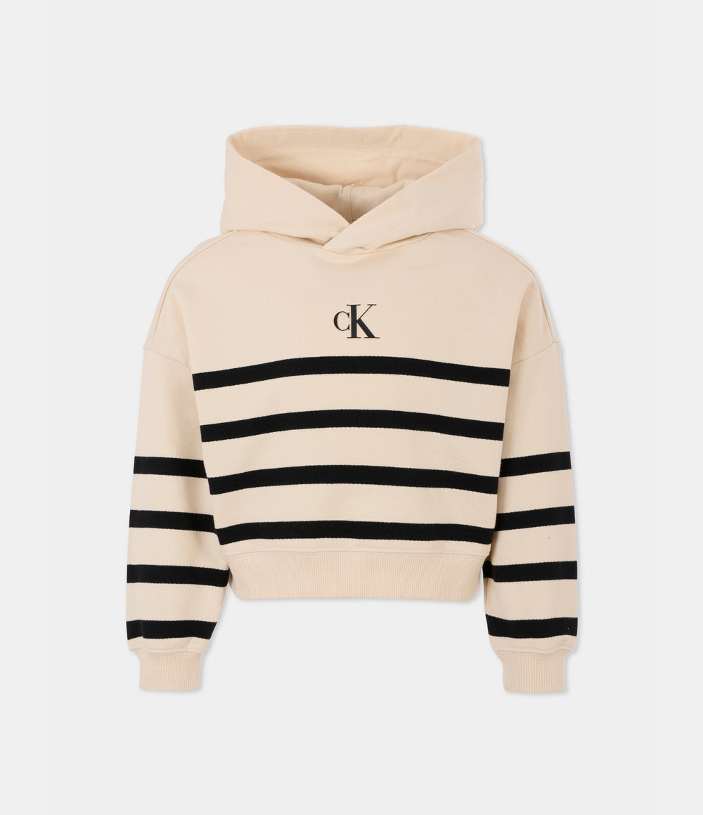 Felpa Calvin Klein Ragazza Logo Boxi Fit