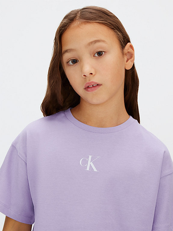 T-SHIRT CALVIN KLEIN GIRL BOXI LOGO