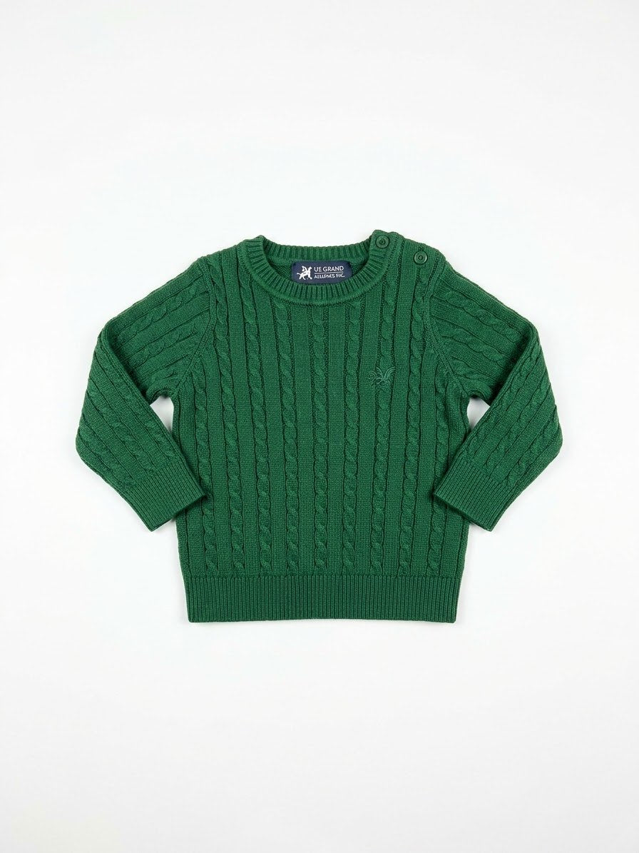 MAGLIONE U.S. GRAND POLO GIROCOLLO TRECCIA INFANT