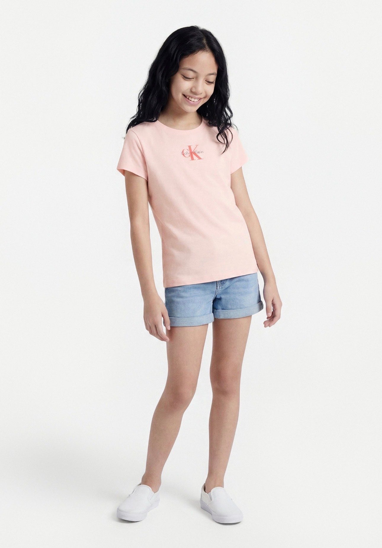 T-SHIRT CALVIN KLEIN GIRL MICRO MONOGRAM