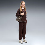 TUTA PUMA SMALL LOGO OVERSIZE FELPATO
