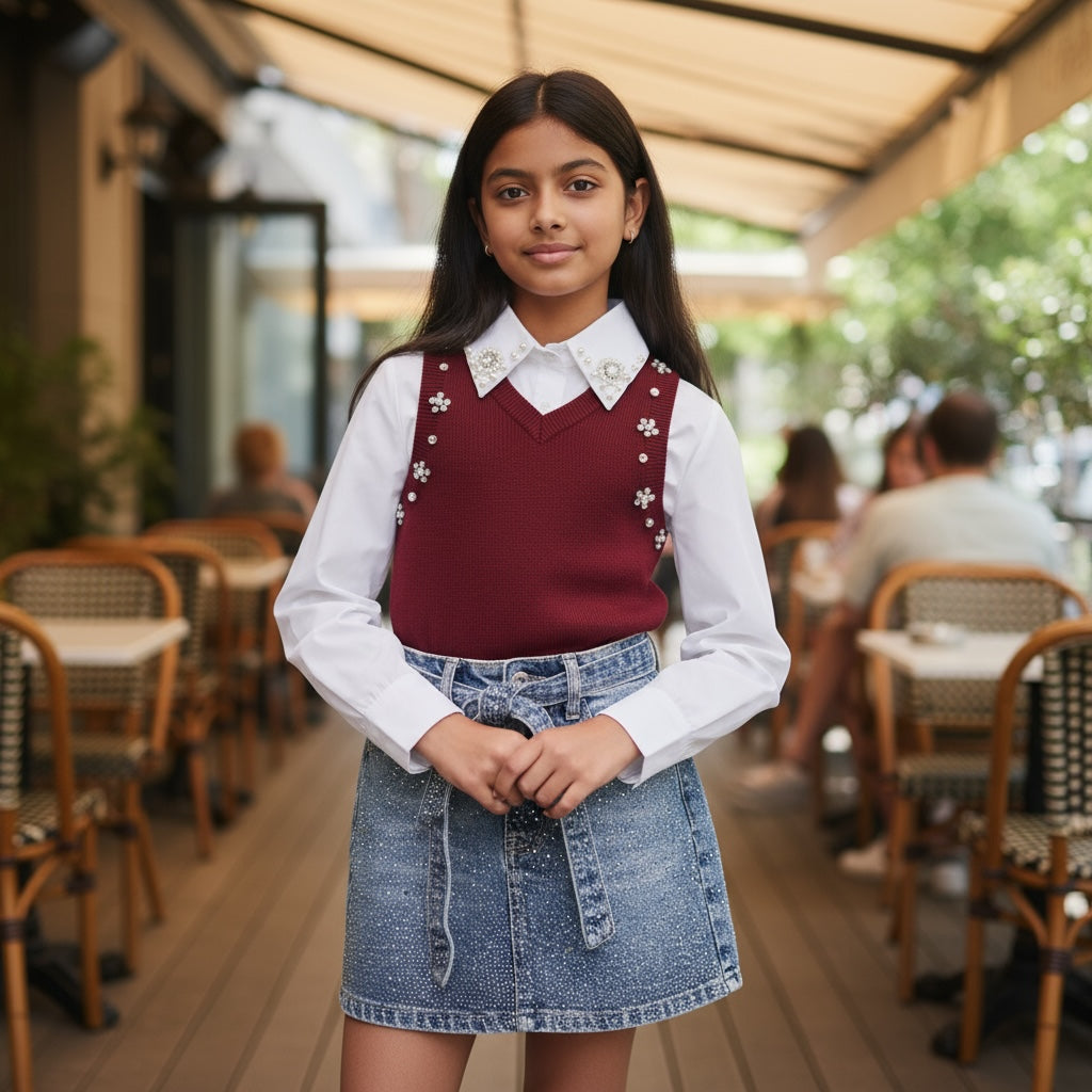 Camicia completa di Gilet Gioiello