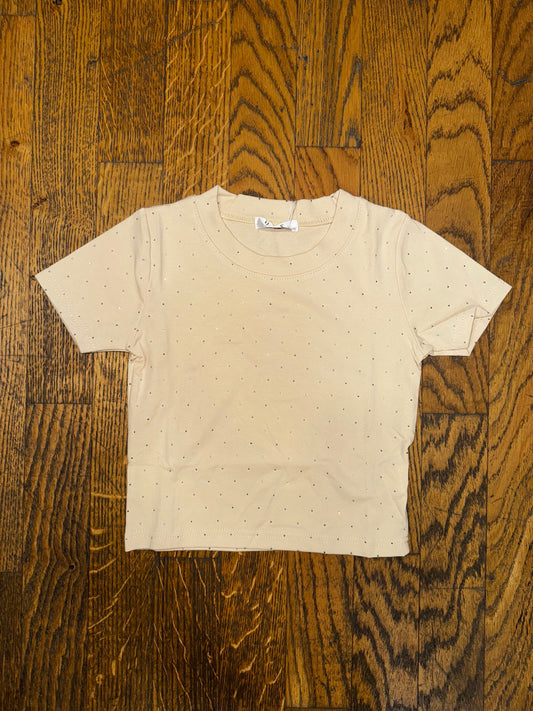 T-shirt Girl con Brillantini