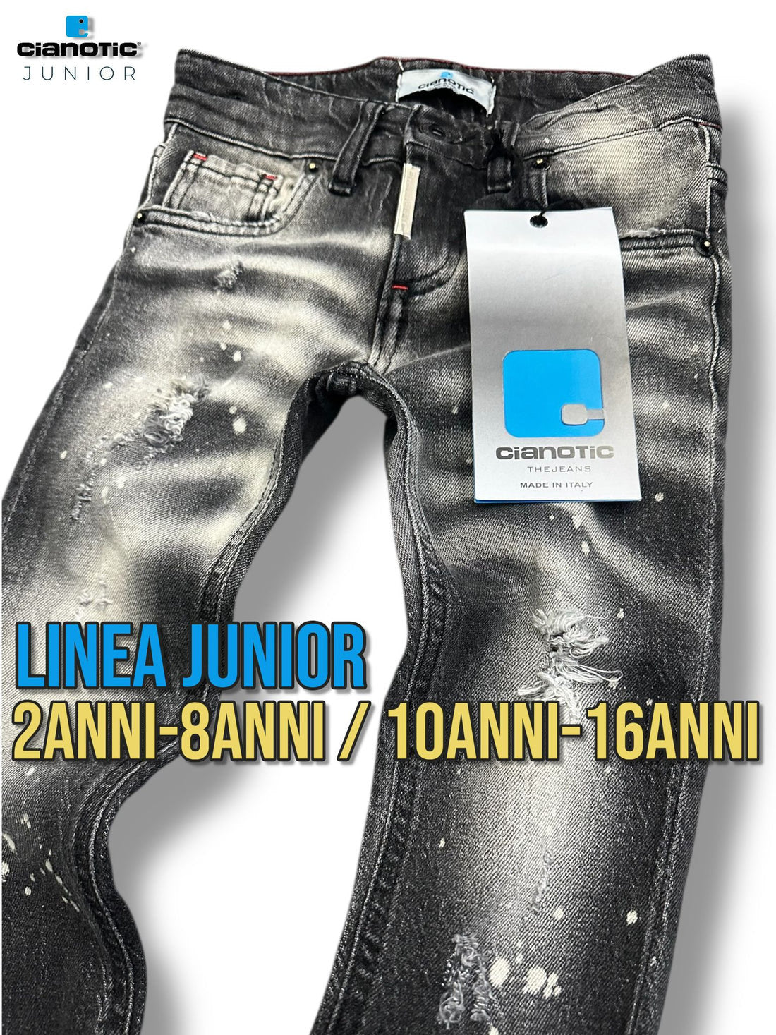 JEANS CIANOTIC MOD.DSQ RAGAZZO