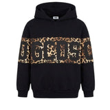 FELPA GCDS GIRLS HOODIE ANIMALIER