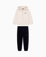 TUTA EMPORIO ARMANI FULLZIP IN COTONE GARZATO