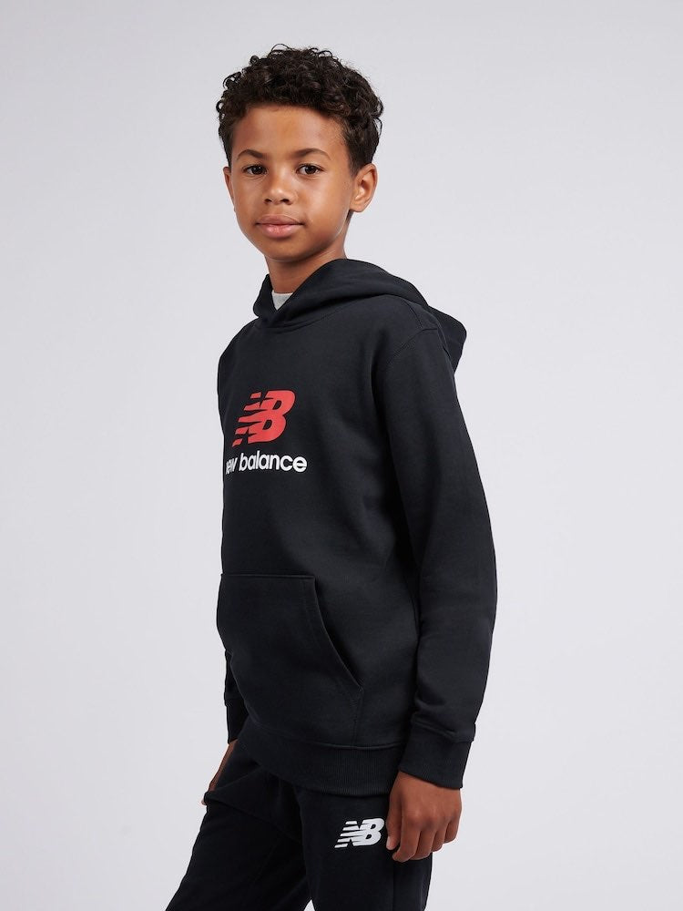 Felpa NEW BALANCE FLEECE STACKED LOGO HOODIE