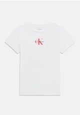 T-SHIRT CALVIN KLEIN GIRL MICRO MONOGRAM