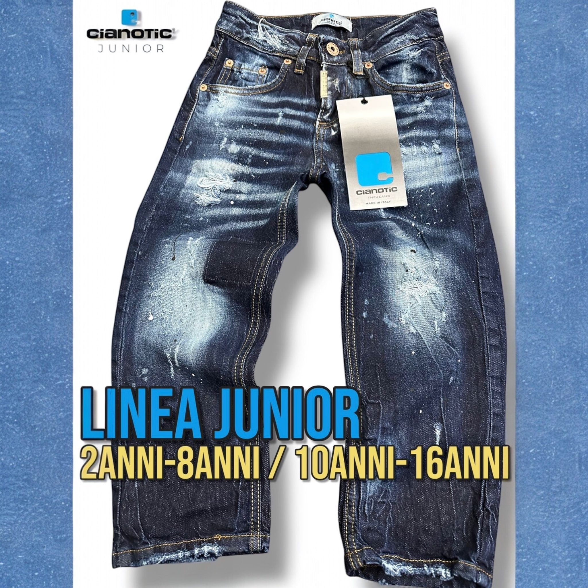 JEANS CIANOTIC CAMAN RAGAZZO