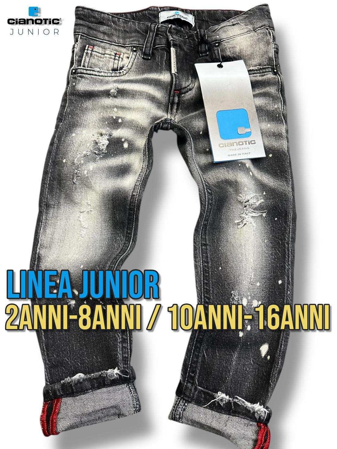 JEANS CIANOTIC MOD.DSQ RAGAZZO