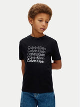 T-SHIRT CALVIN KLEIN MULTISCRITTE
