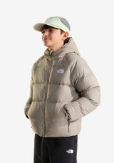 GIUBBINO THE NORTH FACE DOWN HOODED PIUMA
