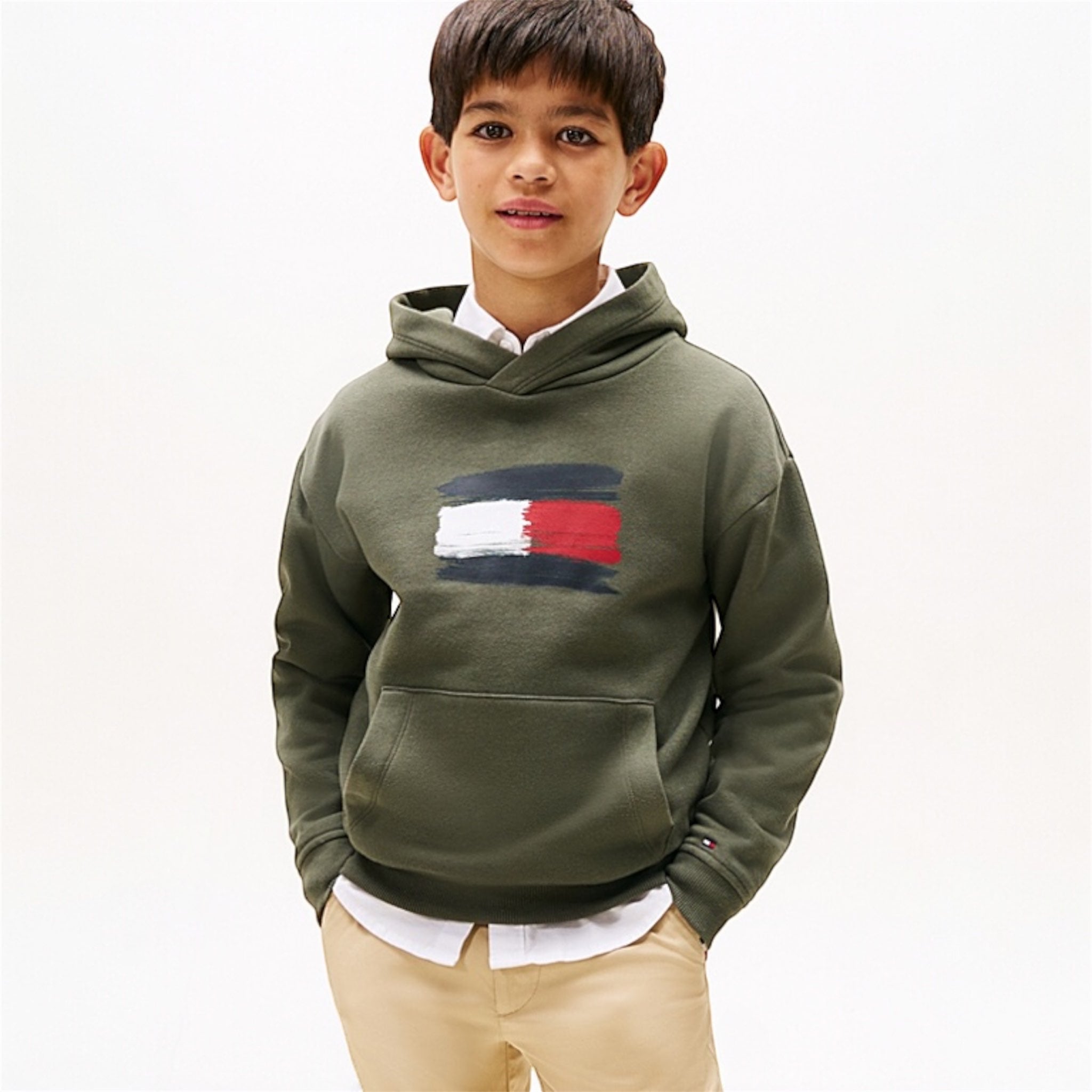 Felpa TOMMY HILFIGER FLAG HOODIE