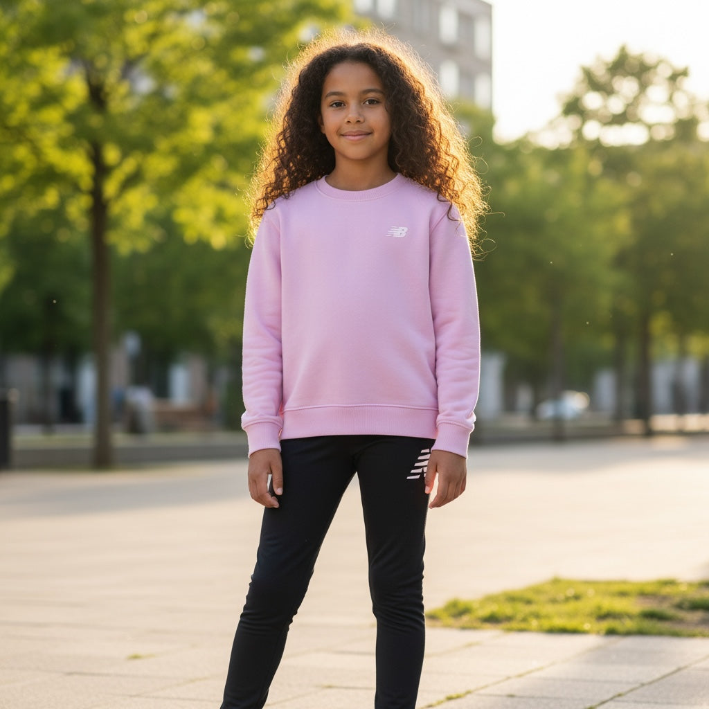 Felpa NEW BALANCE FRENCH TERRY SMALL PINK TAFFY