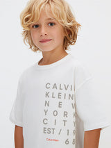 T-SHIRT CALVIN KLEIN SQUARE LOGO