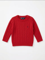 MAGLIONE U.S. GRAND POLO GIROCOLLO TRECCIA  INFANT