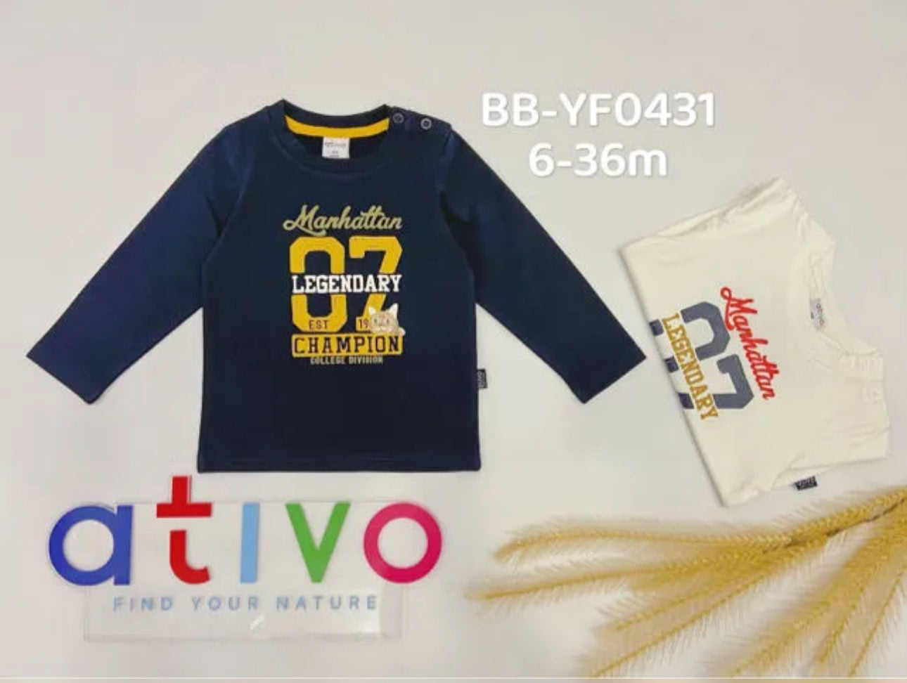 T-shirt Infant Boys Caldo Cotone
