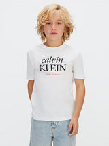 T-SHIRT CALVIN KLEIN LOGO JUNIOR
