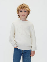 MAGLIONE CALVIN KLEIN INTARSIA LOGO
