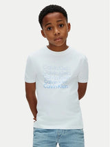 T-SHIRT CALVIN KLEIN MULTISCRITTE