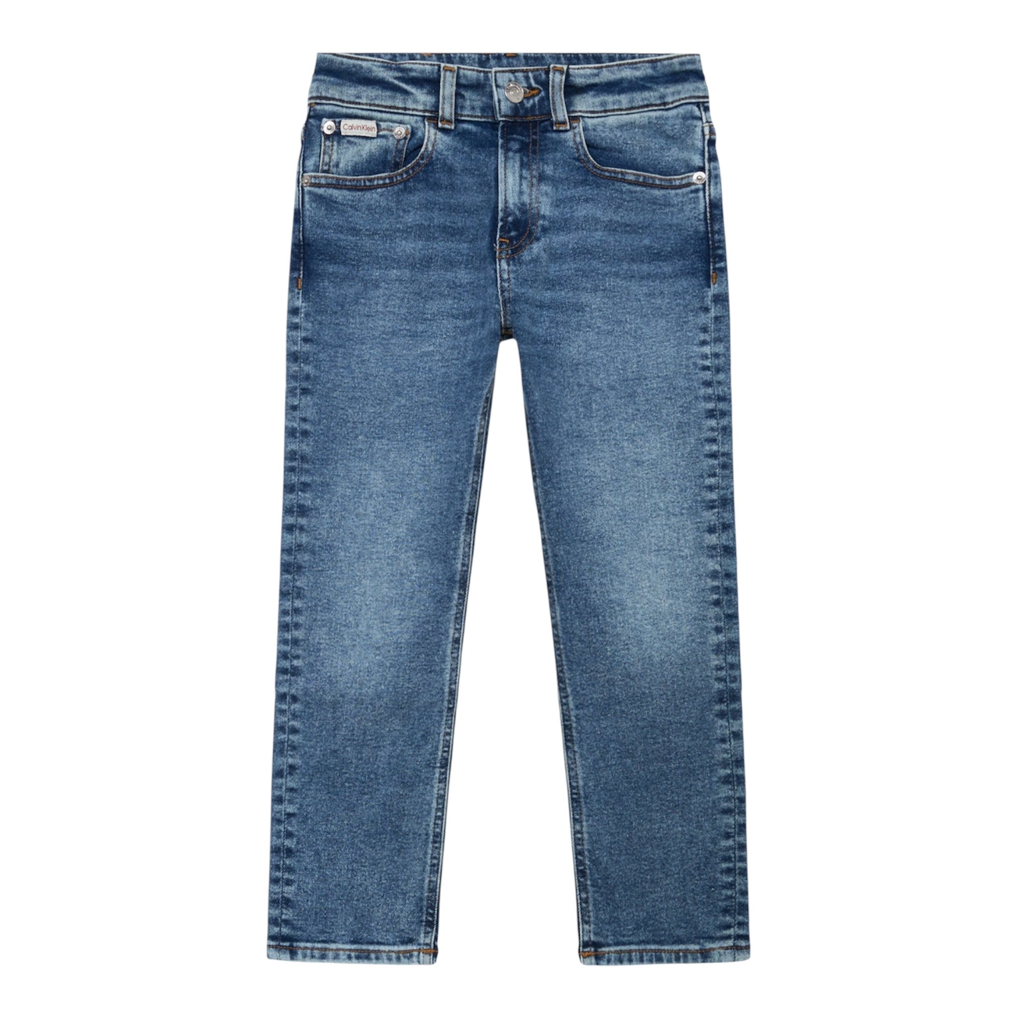 Jeans Calvin Klein Reg Straight Wash Blue