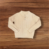 Polo Maglia Bryan in Lana Rasata