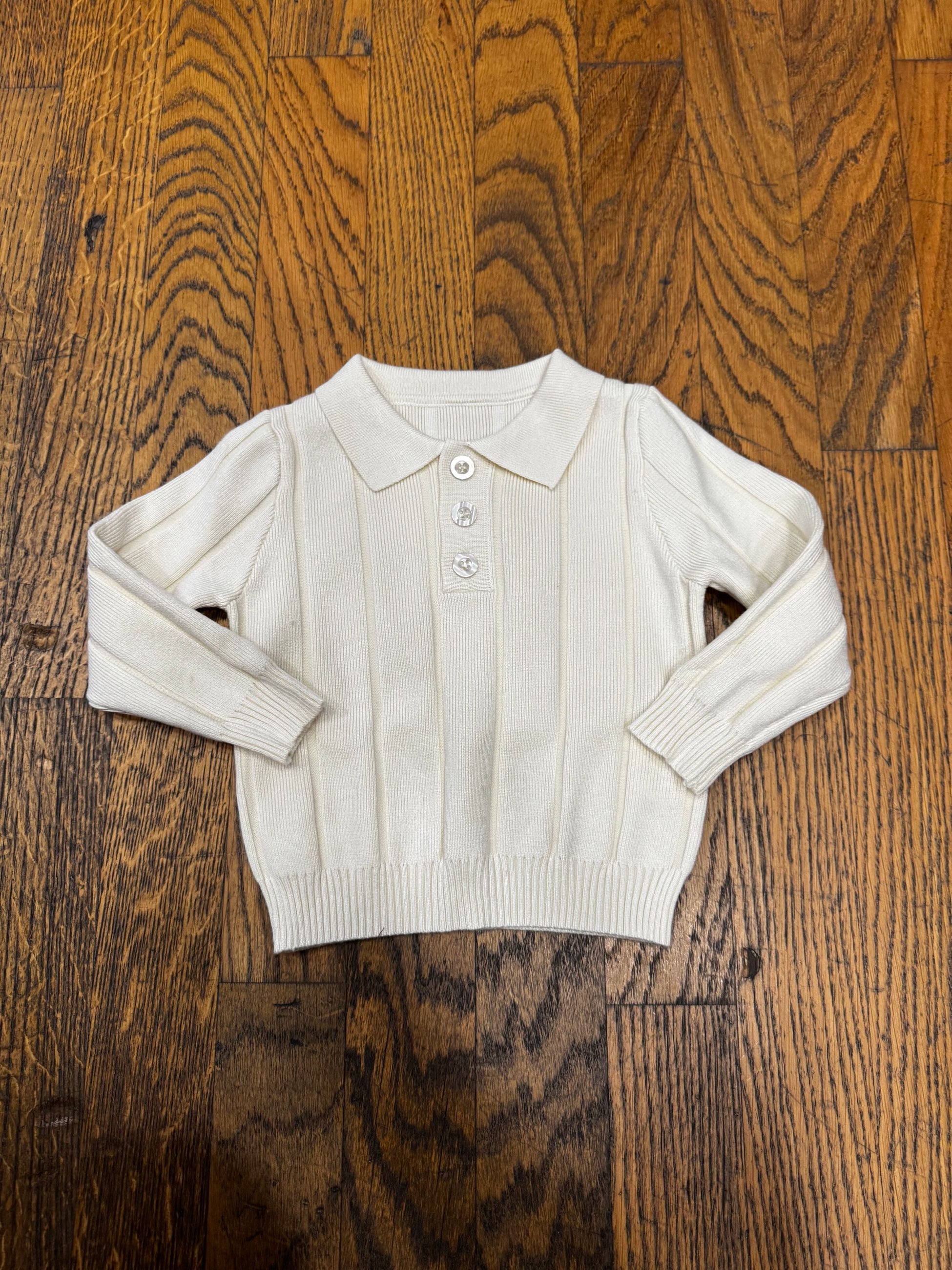 Polo a Maglia Infant in Lana