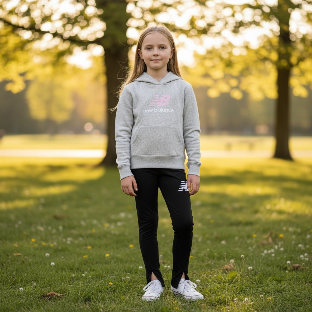 Felpa NEW BALANCE GIRLS STACKED LOGO