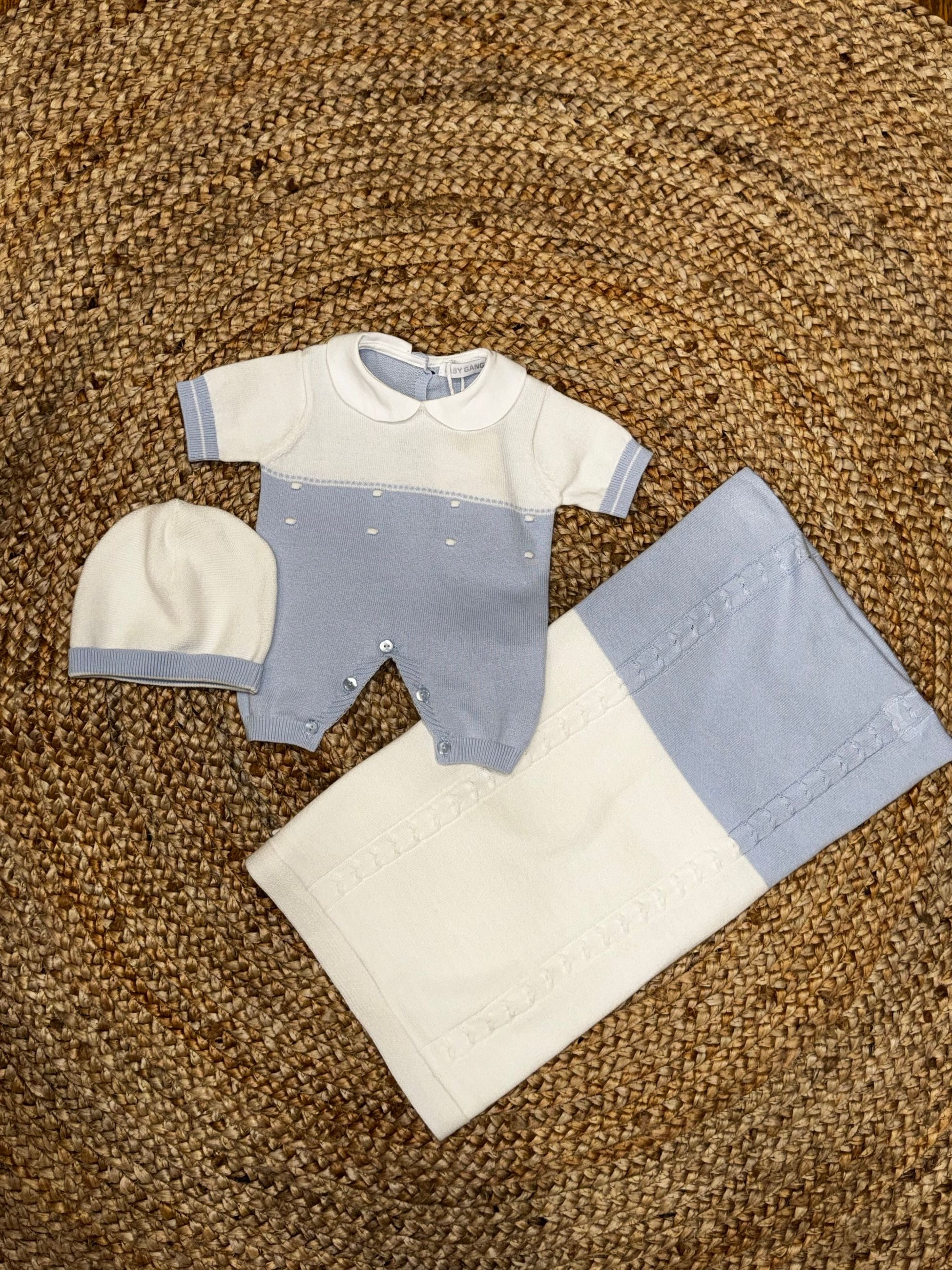 Coordinato Scialle Tutina
New Born Cotone