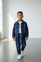 COMPLETO GEOLIER IN DENIM BOYS