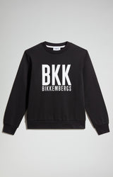 Felpa Bikkembergs Big Logo cotone garzato