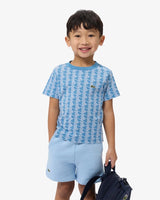 T-SHIRT LACOSTE MONOGRAM PRINT