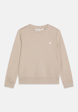 FELPA CALVIN KLEIN MINI BADGE IN COTONE